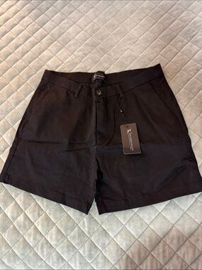 Tailored Athlete Men’s Black Chino Shorts